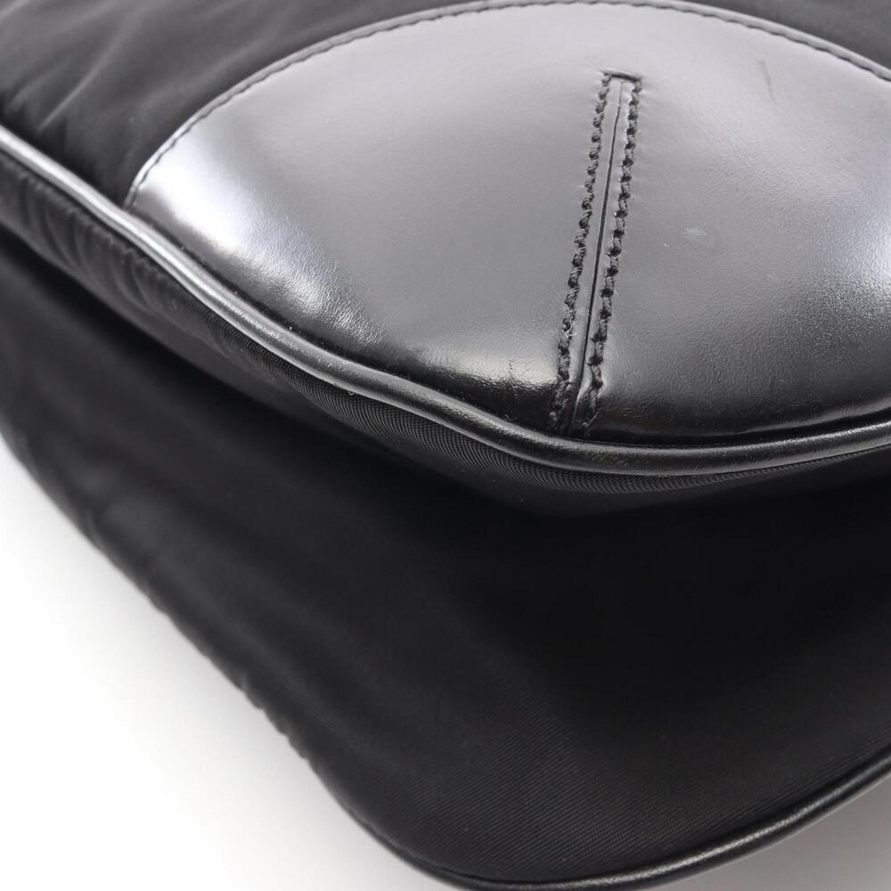 PRADA Black Leather Shoulder Bag - Picture 6 of 7